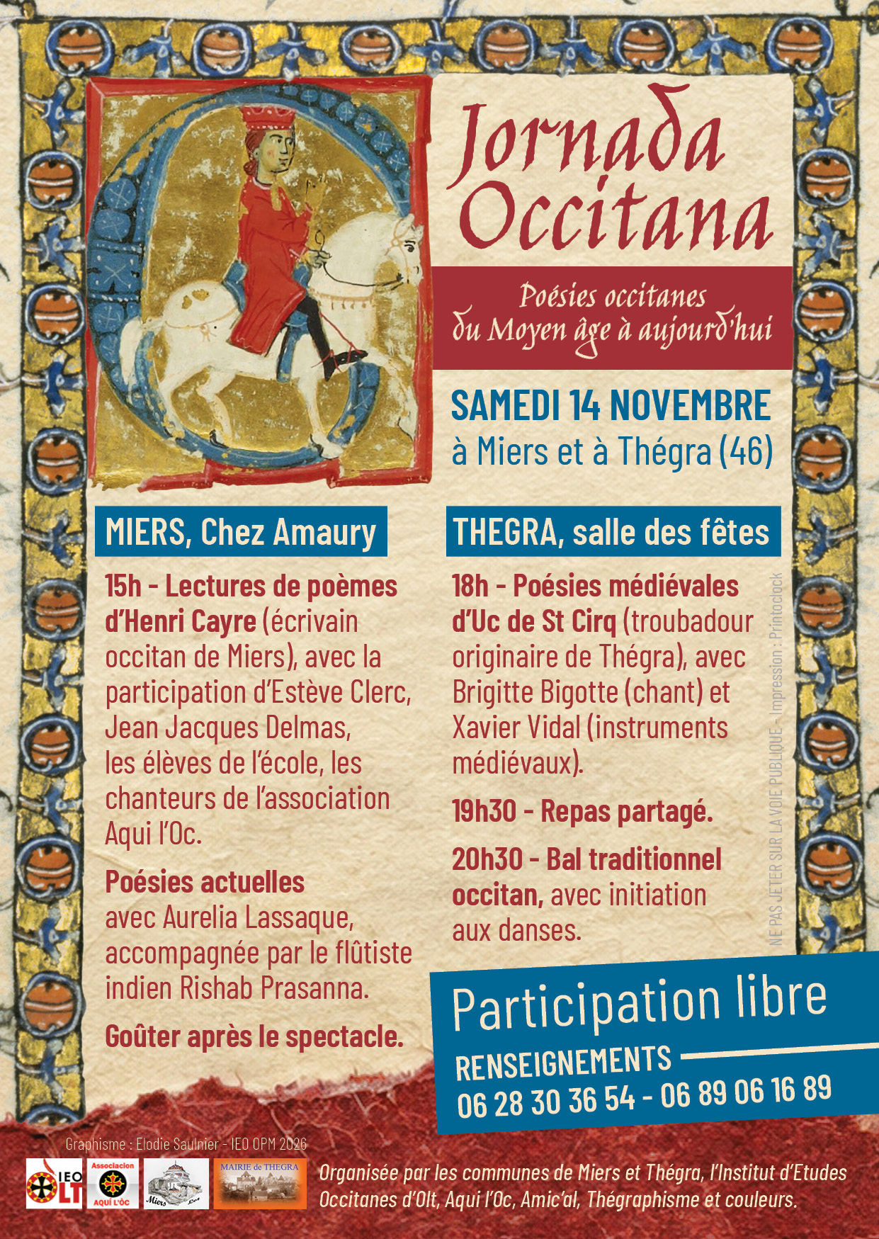 Journée occitane à Miers/Thégra le 14 novembre